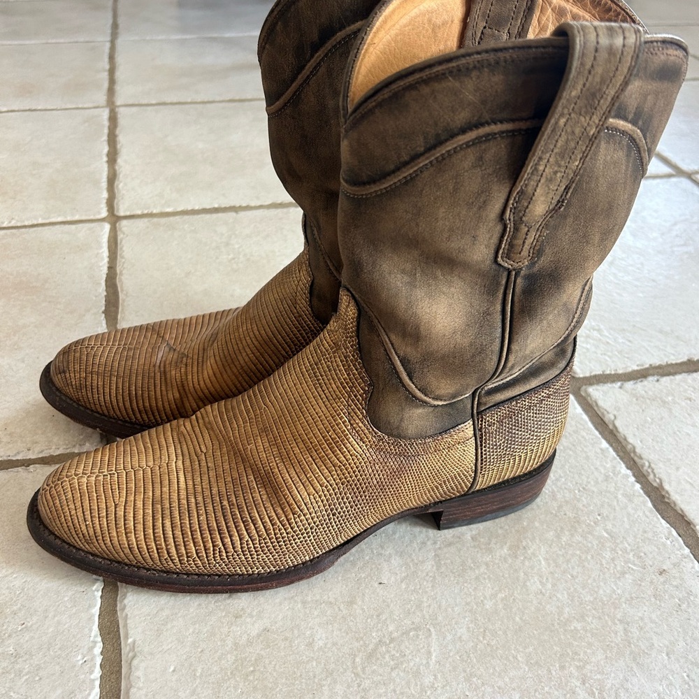 Tecovas Men's lizard Western Boots - Picture 2 of 5